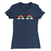 Rainbow Bra Women's T-Shirt Indigo | Funny Shirt from Famous In Real Life