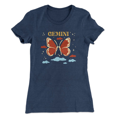 Gemini Women's T-Shirt Indigo | Funny Shirt from Famous In Real Life