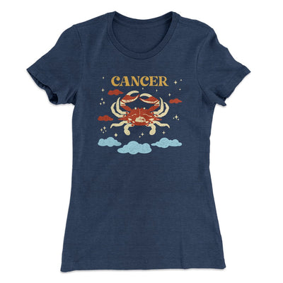 Cancer Women's T-Shirt Indigo | Funny Shirt from Famous In Real Life