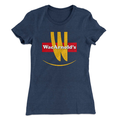 WacArnold's Women's T-Shirt Indigo | Funny Shirt from Famous In Real Life