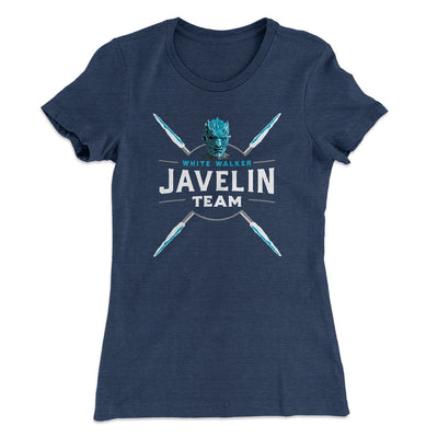 White Walker Javelin Team Women's T-Shirt Indigo | Funny Shirt from Famous In Real Life