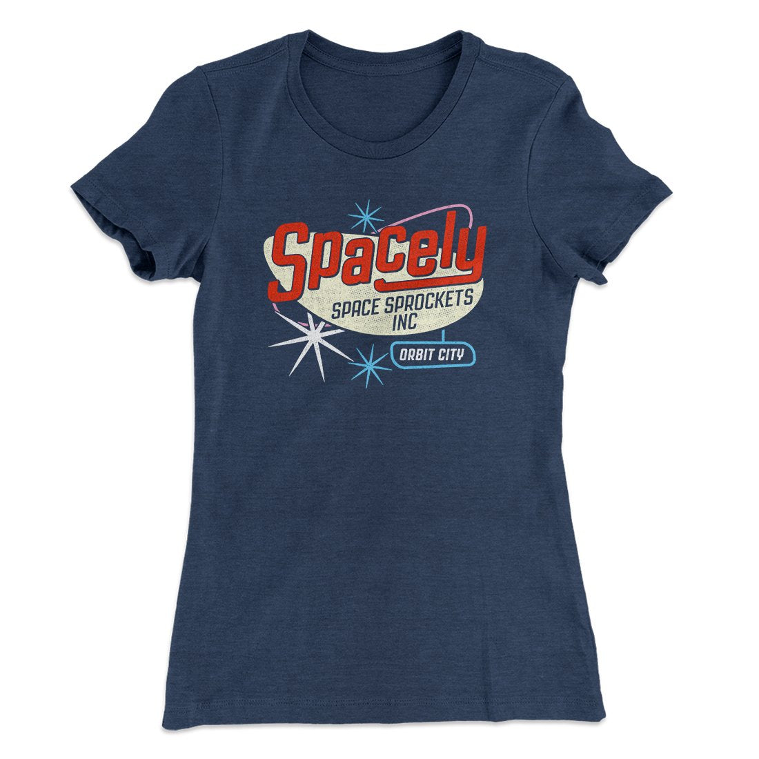 Spacely Space Sprockets Women's T-Shirt | Funny Shirt from Famous In Real Life