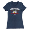Iowa Amateur Bowling Champion Women's T-Shirt Indigo | Funny Shirt from Famous In Real Life