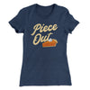 Piece Out Funny Thanksgiving Women's T-Shirt Indigo | Funny Shirt from Famous In Real Life
