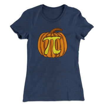 Pumpkin Pi Funny Thanksgiving Women's T-Shirt Famous IRL