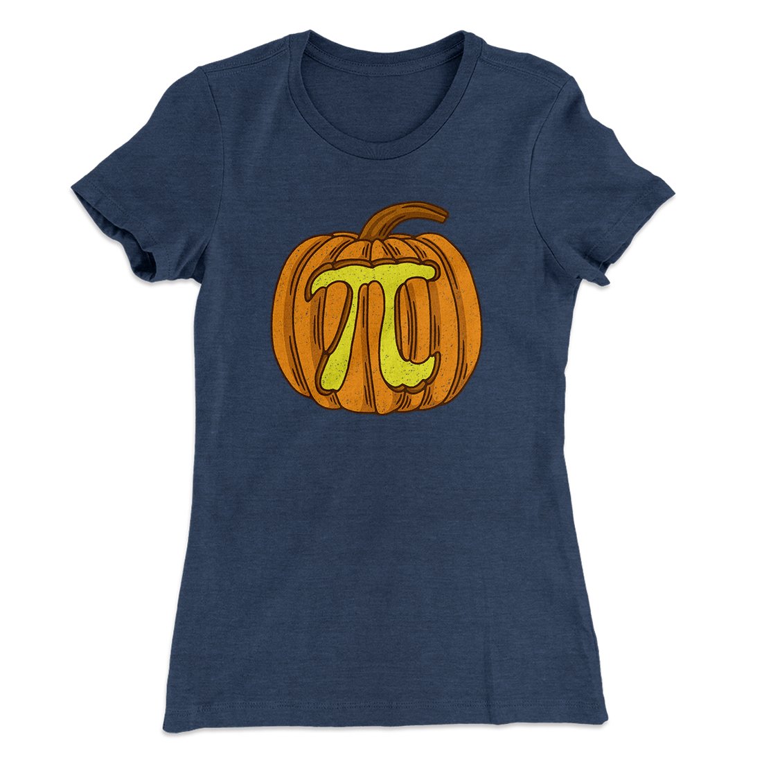 Pumpkin Pi Funny Thanksgiving Women's T-Shirt | Funny Shirt from Famous In Real Life