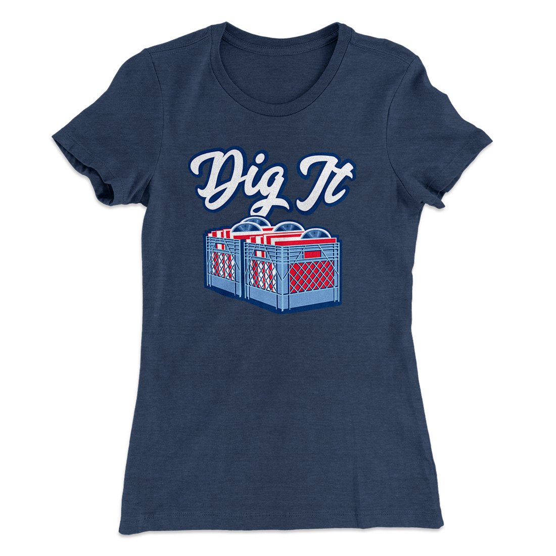 Dig It - Record Crate Women's T-Shirt | Funny Shirt from Famous In Real Life
