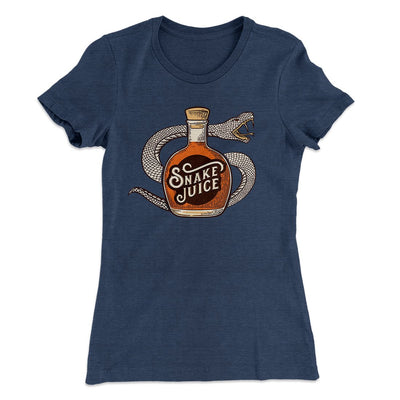 Snake Juice Women's T-Shirt Indigo | Funny Shirt from Famous In Real Life