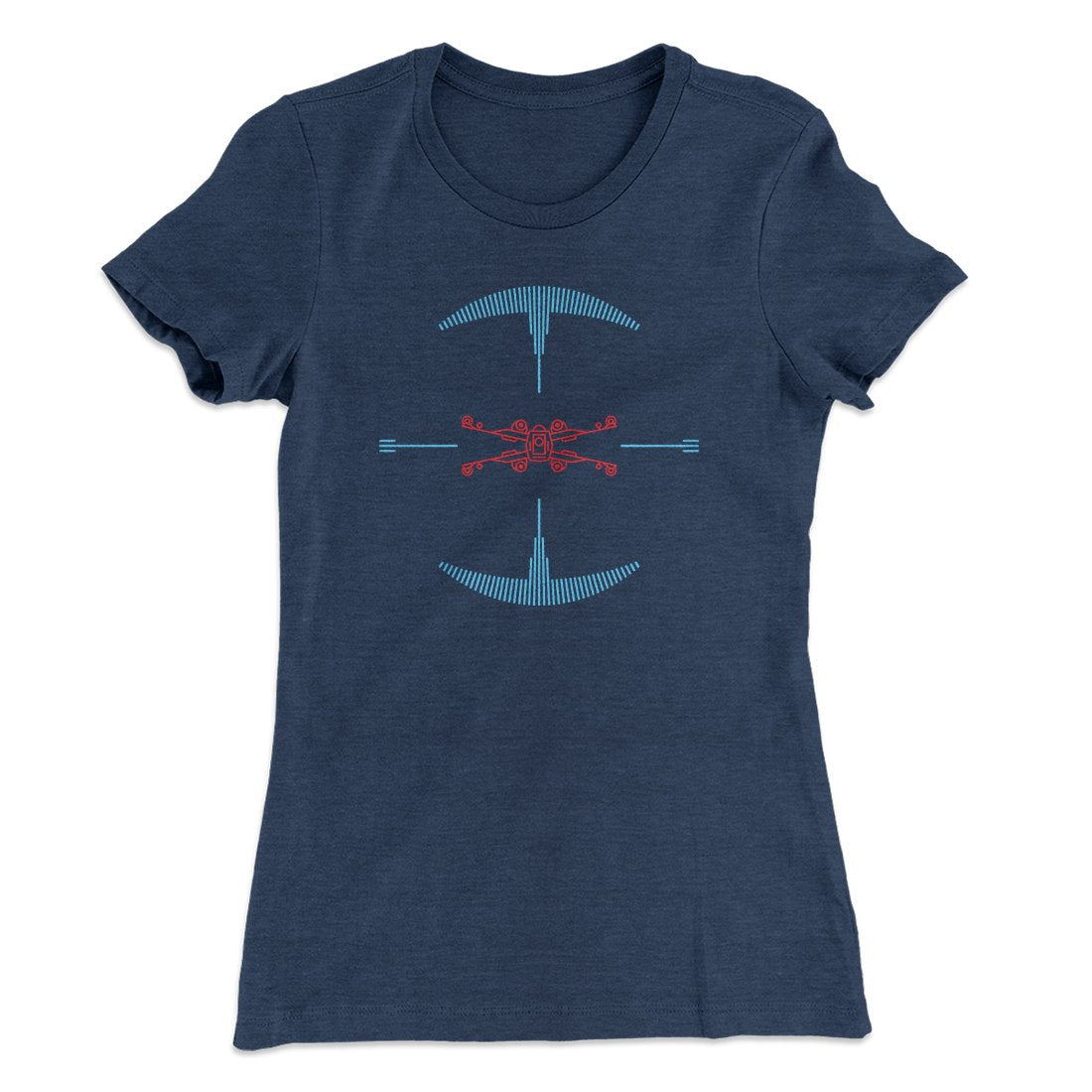 Fighter Target Women's T-Shirt | Funny Shirt from Famous In Real Life