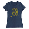 Millennium Falcon Target Women's T-Shirt Indigo | Funny Shirt from Famous In Real Life