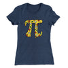Pizza Pi Women's T-Shirt Indigo | Funny Shirt from Famous In Real Life