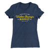 Walter Chang's Market Women's T-Shirt Indigo | Funny Shirt from Famous In Real Life