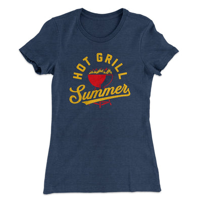 Hot Grill Summer Women's T-Shirt Solid Heavy Metal | Funny Shirt from Famous In Real Life