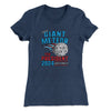 Giant Meteor 2024 Women's T-Shirt Indigo | Funny Shirt from Famous In Real Life