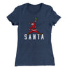 Air Santa Women's T-Shirt Indigo | Funny Shirt from Famous In Real Life
