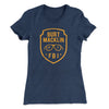 Burt Macklin FBI Women's T-Shirt Indigo | Funny Shirt from Famous In Real Life