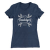 Puddy's Auto Repair Women's T-Shirt Indigo | Funny Shirt from Famous In Real Life
