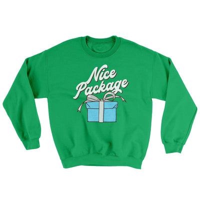 Nice Package Ugly Sweater Irish Green | Funny Shirt from Famous In Real Life