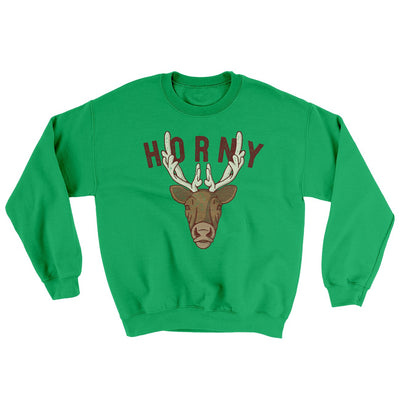 Horny Ugly Sweater Irish Green | Funny Shirt from Famous In Real Life