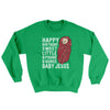 Happy Birthday Baby Jesus Funny Movie Men/Unisex Ugly Sweater Irish Green | Funny Shirt from Famous In Real Life