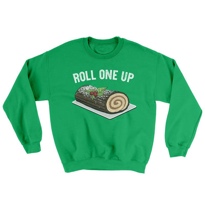 Roll One Up Ugly Sweater Irish Green | Funny Shirt from Famous In Real Life