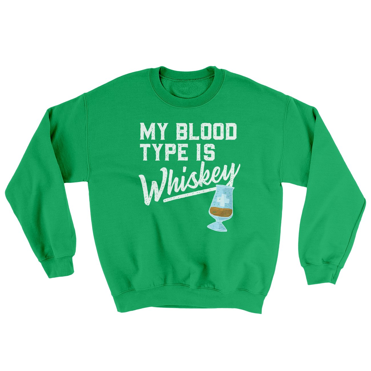 My Blood Type Is Whiskey Ugly Sweater | Funny Shirt from Famous In Real Life