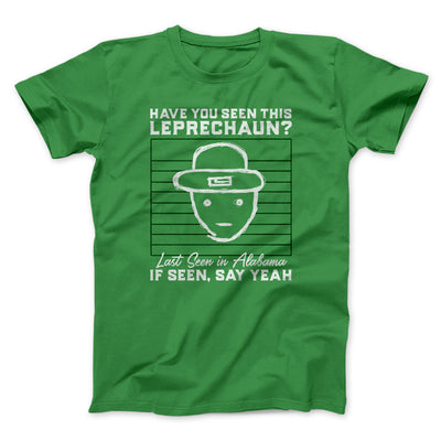 Alabama Leprechaun Amateur Sketch Men/Unisex T-Shirt Kelly | Funny Shirt from Famous In Real Life
