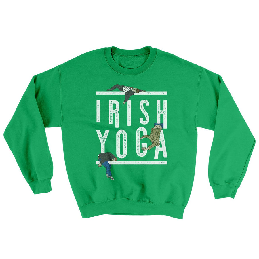 Irish Yoga Ugly Sweater | Funny Shirt from Famous In Real Life
