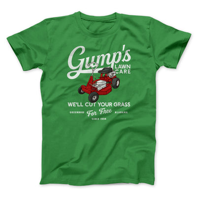 Gump's Lawn Service Funny Movie Men/Unisex T-Shirt Kelly | Funny Shirt from Famous In Real Life