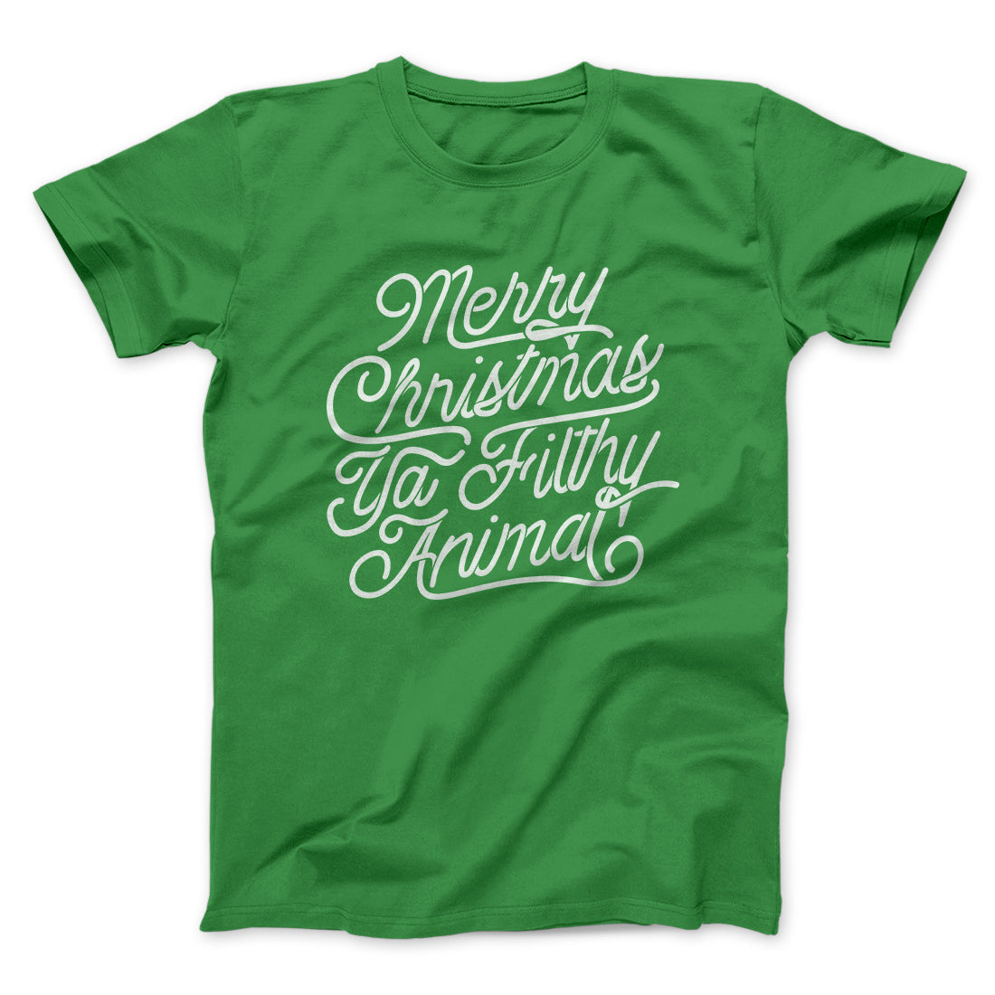 Merry Christmas Ya Filthy Animal Funny Movie Men/Unisex T-Shirt | Funny Shirt from Famous In Real Life