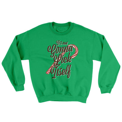 It's Not Gonna Lick Itself Ugly Sweater Irish Green | Funny Shirt from Famous In Real Life
