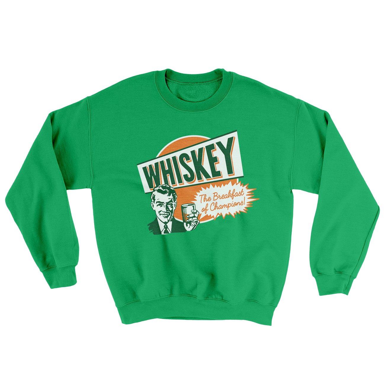 Whiskey For Breakfast Ugly Sweater | Funny Shirt from Famous In Real Life