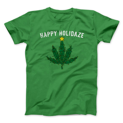 Happy Holidaze Men/Unisex T-Shirt Kelly | Funny Shirt from Famous In Real Life