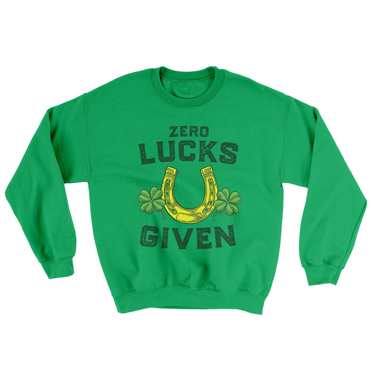 Zero Lucks Given Ugly Sweater | Funny Shirt from Famous In Real Life