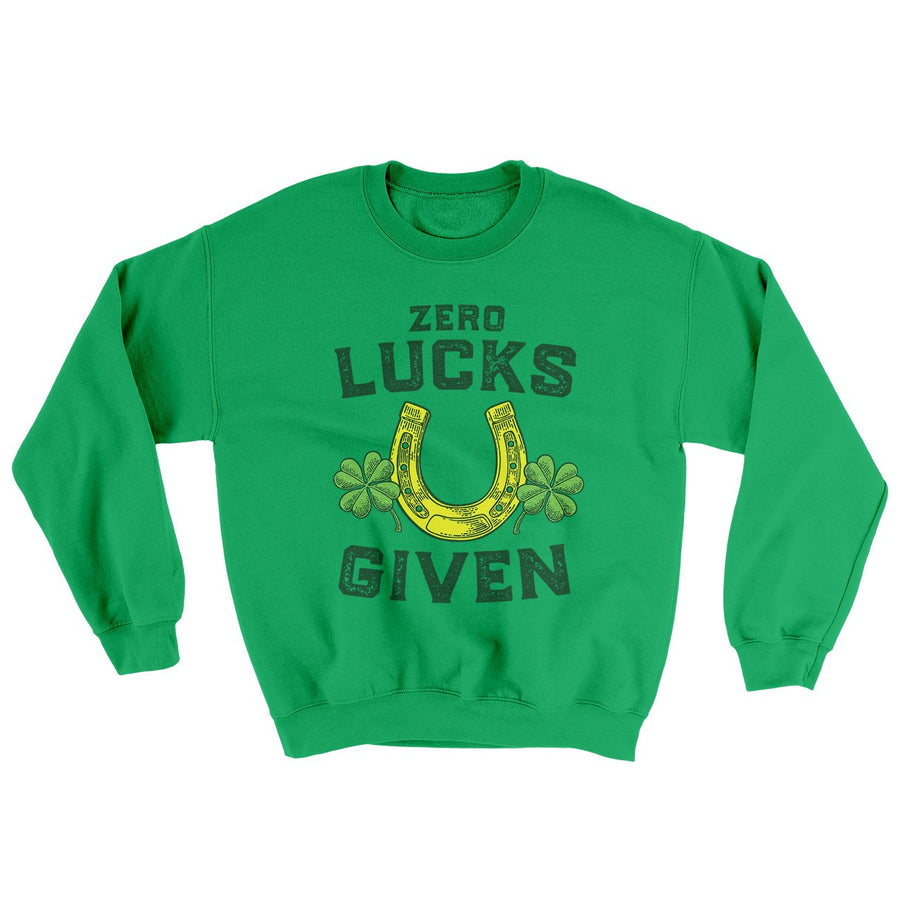 Zero Lucks Given Ugly Sweater | Funny Shirt from Famous In Real Life