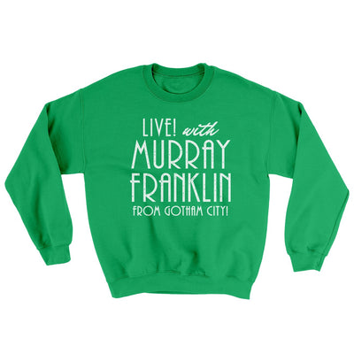 Murray Franklin Show Ugly Sweater Irish Green | Funny Shirt from Famous In Real Life