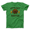 Let's Get Basted Funny Thanksgiving Men/Unisex T-Shirt Kelly | Funny Shirt from Famous In Real Life