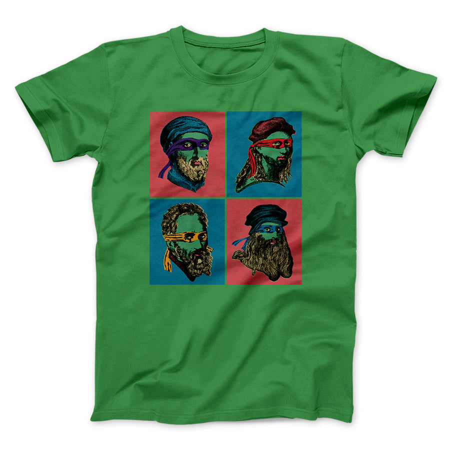 Teenage Mutant Ninja Artists Funny Movie Men/Unisex T-Shirt - Famous IRL