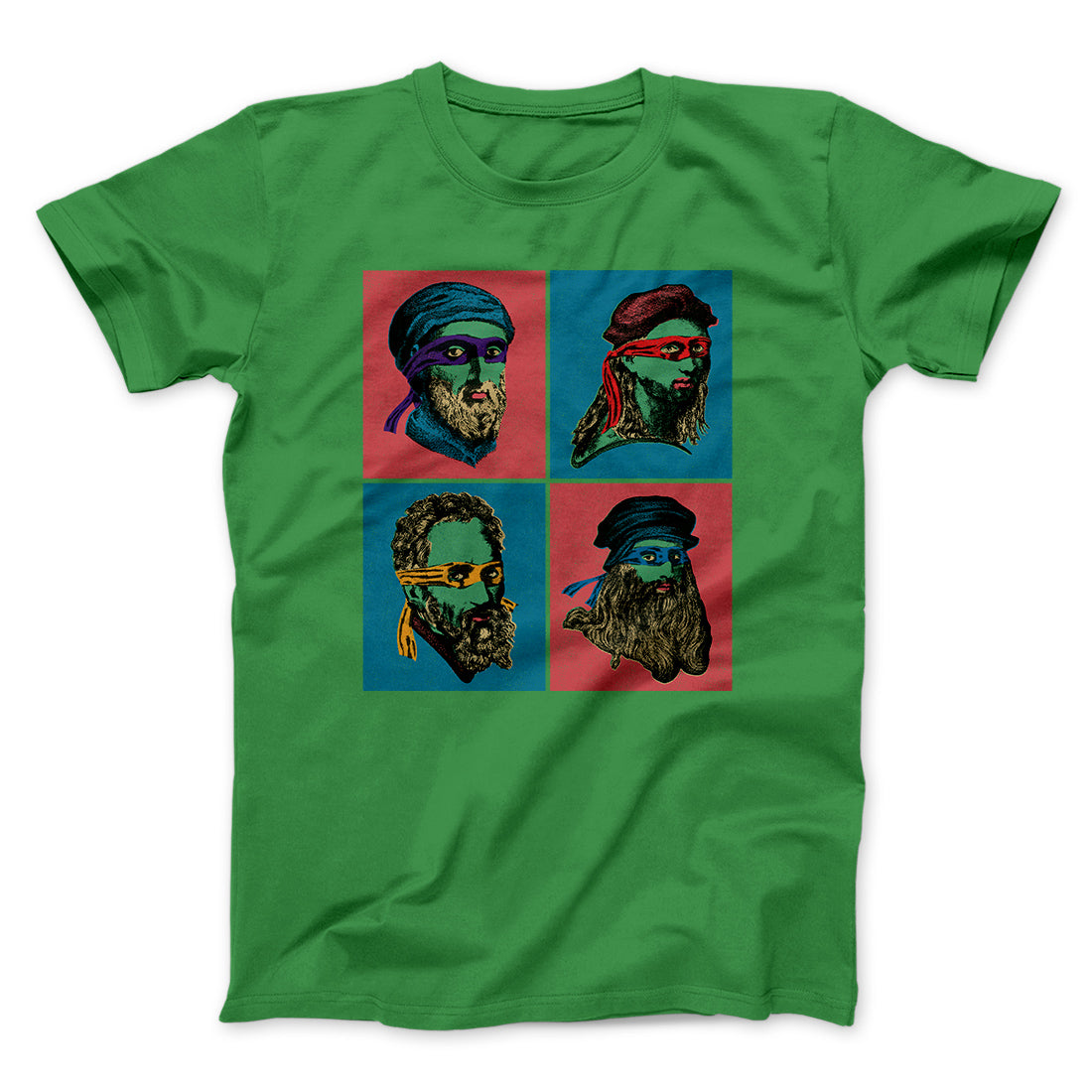 Teenage Mutant Ninja Artists Funny Movie Men/Unisex T-Shirt | Funny Shirt from Famous In Real Life