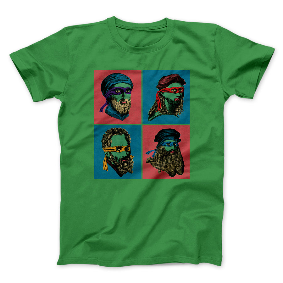 Teenage Mutant Ninja Artists Funny Movie Men/Unisex T-Shirt | Funny Shirt from Famous In Real Life