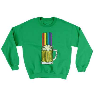 Beer Rainbow Ugly Sweater Irish Green | Funny Shirt from Famous In Real Life