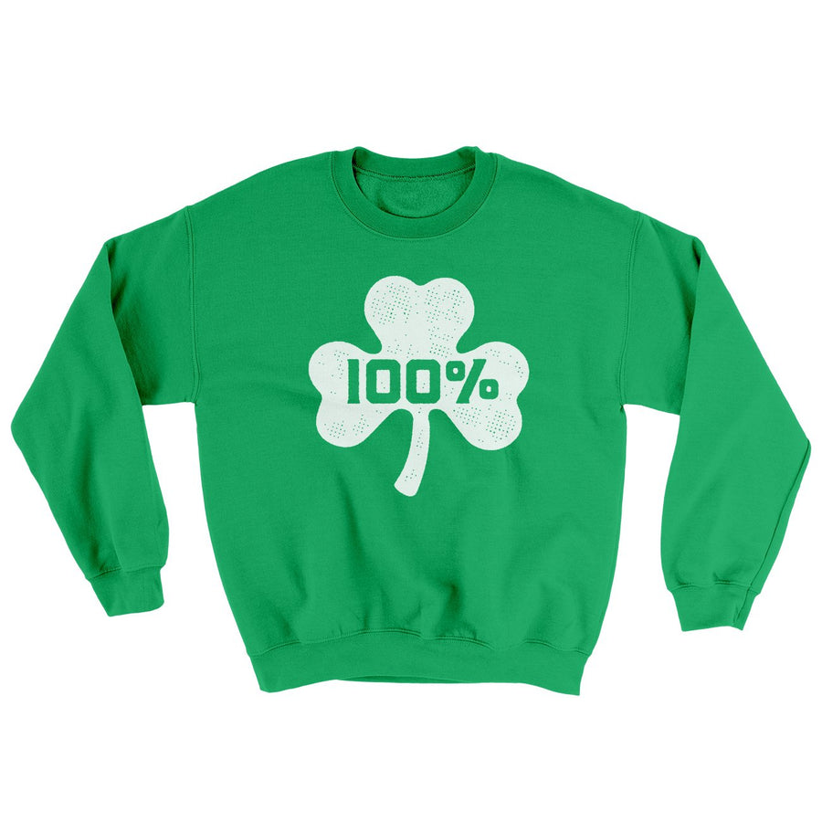 100% Irish Ugly Sweater | Funny Shirt from Famous In Real Life