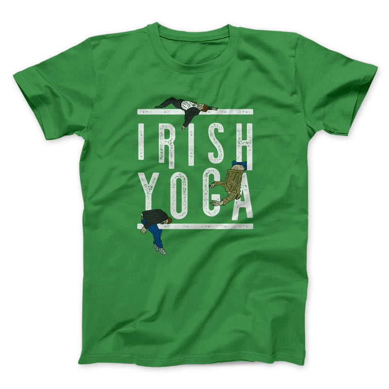 Irish Yoga Stickmen Funny Fitness Drinking Women's T-shirt Humor