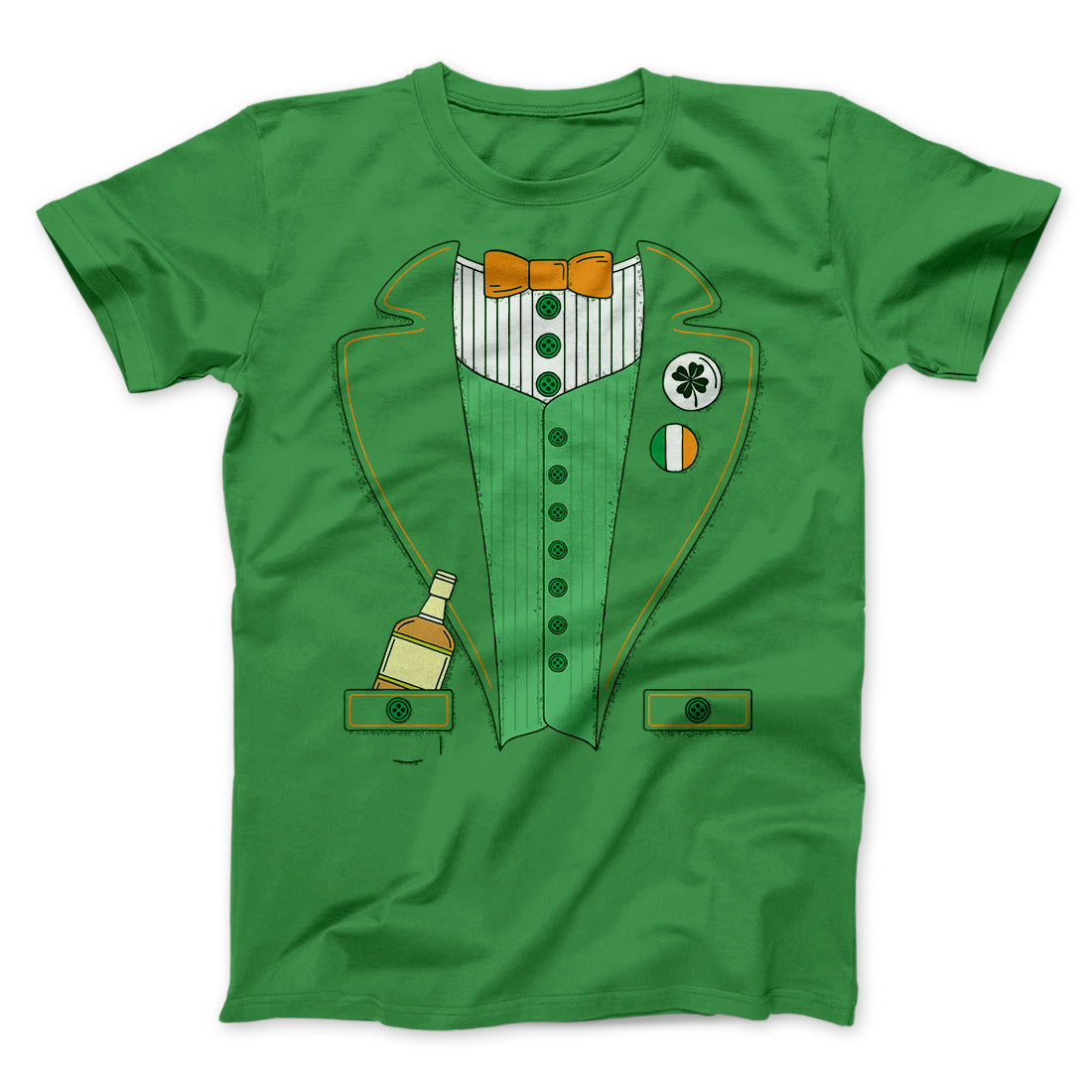Irish Leprechaun Suit Men/Unisex T-Shirt | Funny Shirt from Famous In Real Life