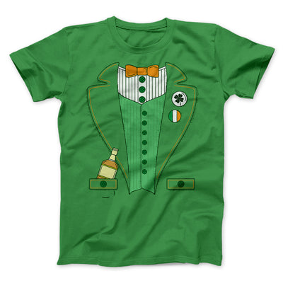 Irish Leprechaun Suit Men/Unisex T-Shirt Kelly | Funny Shirt from Famous In Real Life