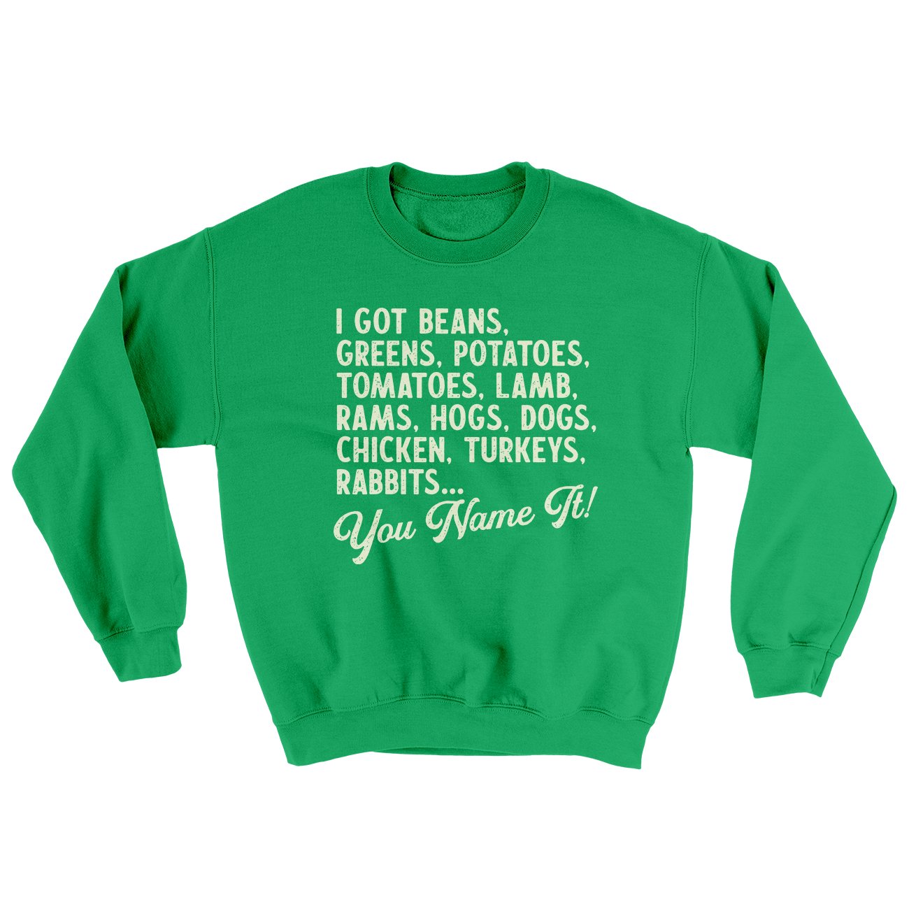 You Name It Ugly Sweater | Funny Shirt from Famous In Real Life