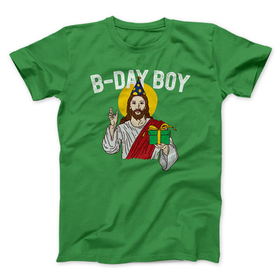 Christmas Birthday Boy Men/Unisex T-Shirt Kelly | Funny Shirt from Famous In Real Life