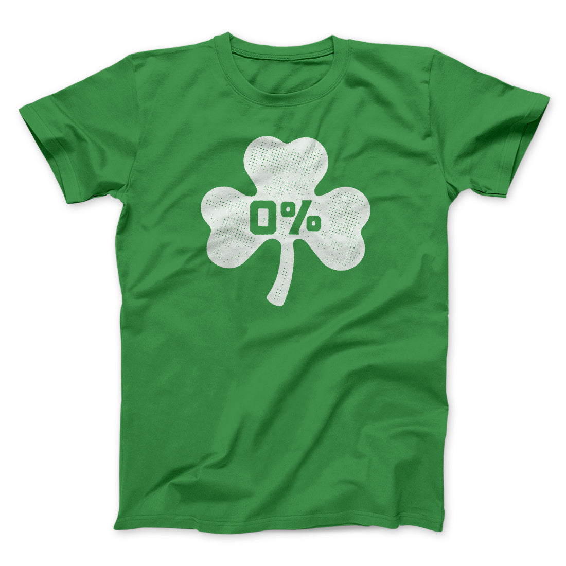 0% Irish Men/Unisex T-Shirt | Funny Shirt from Famous In Real Life