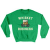 Whiskey Business Ugly Sweater Irish Green | Funny Shirt from Famous In Real Life
