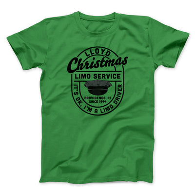 Lloyd Christmas Limo Service Funny Movie Men/Unisex T-Shirt Kelly | Funny Shirt from Famous In Real Life